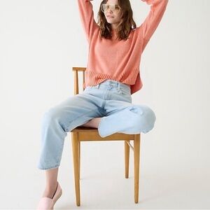 J.Crew slouchy boyfriend jean light wash